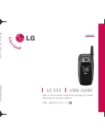 LG 355 User Manual preview