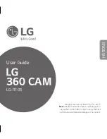 Preview for 3 page of LG 360 CAM User Manual