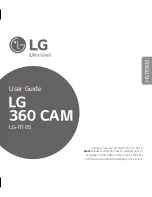 Предварительный просмотр 3 страницы LG 360 CAM User Manual