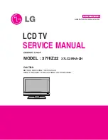 Предварительный просмотр 1 страницы LG 37HIZ22 Service Manual