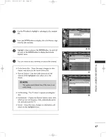 Предварительный просмотр 48 страницы LG 37LB1DA -  - 37" LCD TV Owner'S Manual