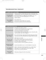 Предварительный просмотр 122 страницы LG 37LB1DA -  - 37" LCD TV Owner'S Manual