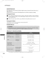 Предварительный просмотр 125 страницы LG 37LB1DA -  - 37" LCD TV Owner'S Manual