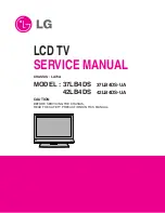 LG 37LB4DS Service Manual предпросмотр