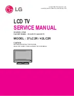 Предварительный просмотр 1 страницы LG 37LC2R Series Service Manual