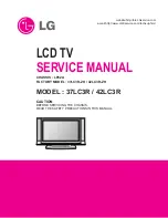 LG 37LC3R Series Service Manual предпросмотр