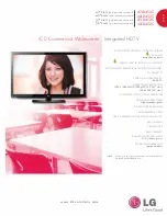 LG 37LD452C Specifications предпросмотр