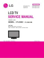 LG 37LD460 Service Manual предпросмотр