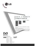 Предварительный просмотр 1 страницы LG 37LF6 Series Owner'S Manual