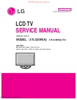 LG 37LG30R-TA Service Manual предпросмотр