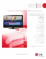 LG 37LG700H Brochure & Specs preview