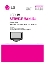 Предварительный просмотр 1 страницы LG 37LH250H Service Manual