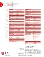 Preview for 4 page of LG 37LH260H Brochure & Specs