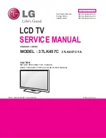 LG 37LK457C Service Manual предпросмотр