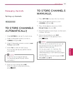 Preview for 23 page of LG 37LN530B Owner'S Manual