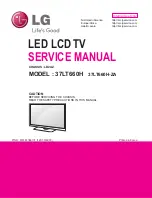 LG 37LT660H Service Manual предпросмотр