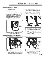 Предварительный просмотр 11 страницы LG 3828EL3004T User'S Manual & Installation Instructions