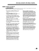 Предварительный просмотр 13 страницы LG 3828EL3004T User'S Manual & Installation Instructions