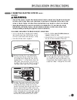 Предварительный просмотр 19 страницы LG 3828EL3004T User'S Manual & Installation Instructions