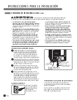 Предварительный просмотр 54 страницы LG 3828EL3004T User'S Manual & Installation Instructions