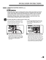 Предварительный просмотр 19 страницы LG 3828EL3010Y User'S Manual & Installation Instructions