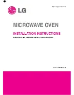 Preview for 1 page of LG 3828W5U0492 Installation Instructions Manual