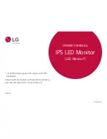 Предварительный просмотр 1 страницы LG 38UC99 Owner'S Manual