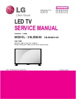 LG 39LB5600 Service Manual preview