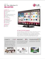 LG 39LN5700 Specifications preview