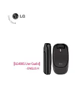 LG 400G User Manual preview