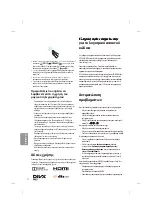 Предварительный просмотр 144 страницы LG 40LF632V Owner'S Manual