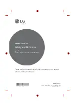 Предварительный просмотр 1 страницы LG 40UH62 Series Safety And Reference