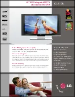 Preview for 1 page of LG 42LB1DR Specifications