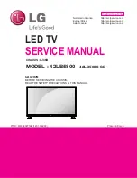 LG 42LB5800 Service Manual предпросмотр