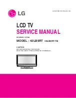 LG 42LB5RT Service Manual предпросмотр