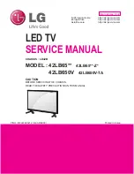 LG 42LB65 Series Service Manual предпросмотр