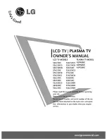 LG 42LC5DC -  - 42" LCD TV Owner'S Manual preview