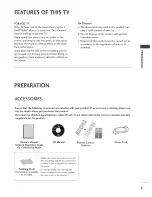 Preview for 7 page of LG 42LC5DC -  - 42" LCD TV Owner'S Manual