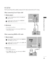 Preview for 31 page of LG 42LC5DC -  - 42" LCD TV Owner'S Manual