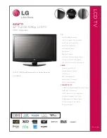 LG 42LF11 Specification preview