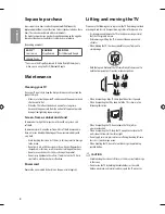 Preview for 8 page of LG 42LF5809 Owner'S Manual