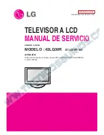 Preview for 1 page of LG 42LG30R Service Manual