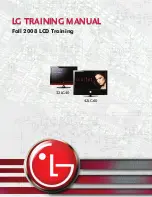 Предварительный просмотр 1 страницы LG 42LG60 Series Training Manual