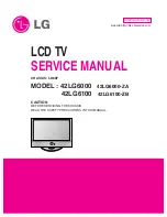 LG 42LG6000-ZA Service Manual preview