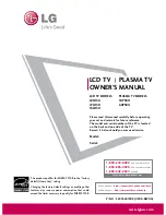 Предварительный просмотр 2 страницы LG 42LH50 Series Owner'S Manual