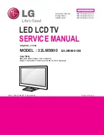LG 42LM5800 Service Manual preview