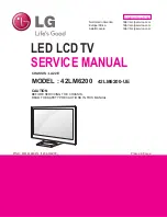 LG 42LM6200 Service Manual предпросмотр