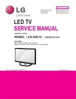 Предварительный просмотр 1 страницы LG 42LN541C Service Manual