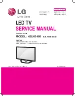 LG 42LN5460 Service Manual preview