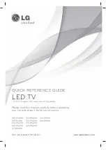 Предварительный просмотр 3 страницы LG 42LP610H Quick Reference Manual